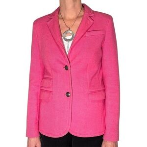 Land’s End NWT Pink Luxe Twill Blazer Size 18 Jacket Suit Business Casual Career